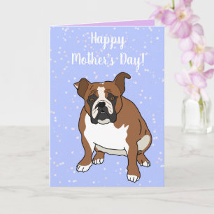 English Bulldog Mother’s Day Card