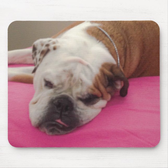 English Bulldog Mouse Mat (Front)