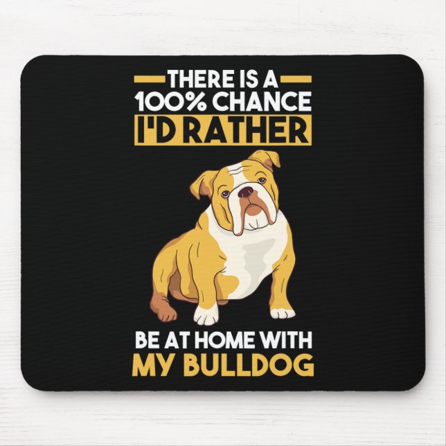 English Bulldog  Mouse Mat (Front)
