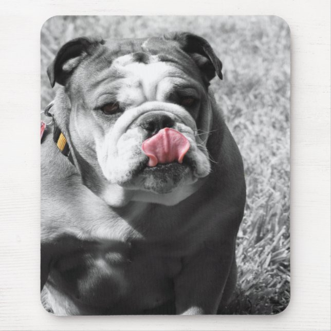 english bulldog mouse mat (Front)