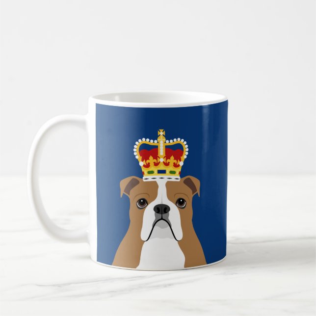 English Bulldog Mugs (Left)