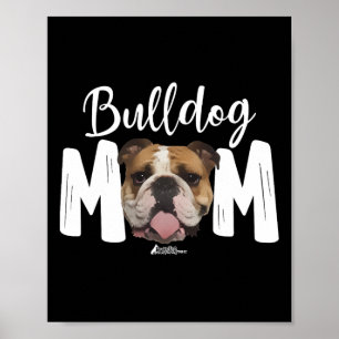 English Bulldog Mum Top  Poster