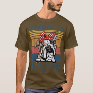 English BullDog Mum Vintage English BullDog Mama M T-Shirt
