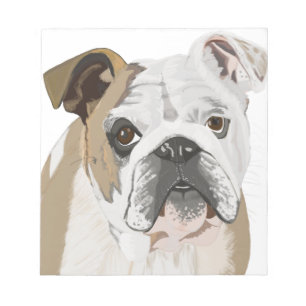 English Bulldog Notepad