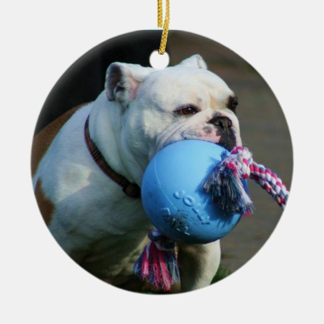 English bulldog ornament (Front)
