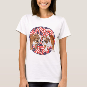 English Bulldog Patriotic T-Shirt