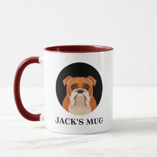 English Bulldog Personalised Mug
