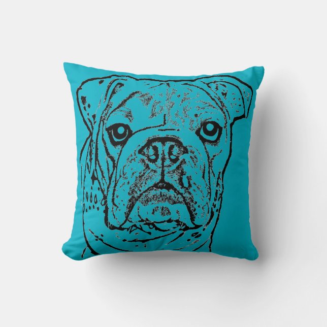 English bulldog pillow (Front)