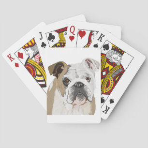 English Bulldog Playing Cards
