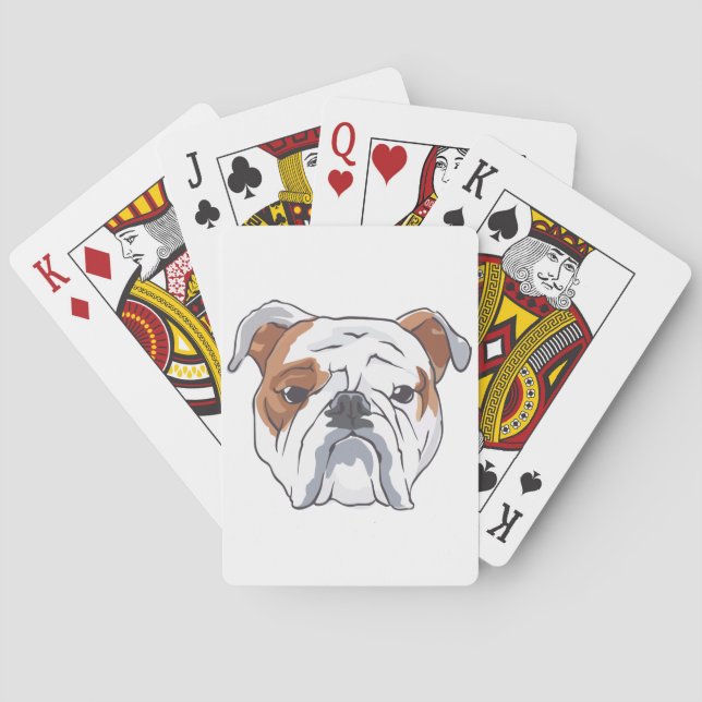 English Bulldog Playing Cards (Back)