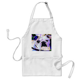 English Bulldog Pop Art Standard Apron