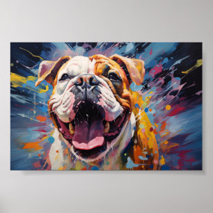 English Bulldog  Poster