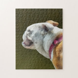 English Bulldog Profile Jigsaw Puzzle