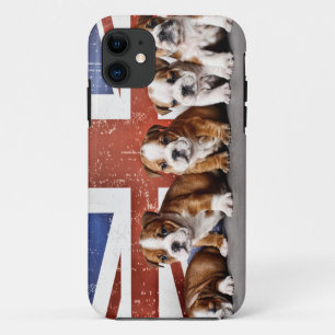 English bulldog puppies iPhone 11 case