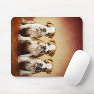 English Bulldog Puppies Really Cute Mouse Mat