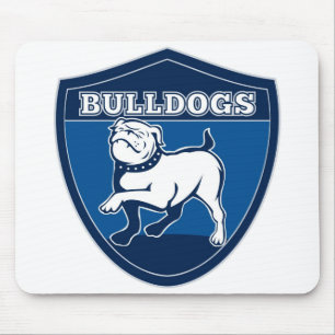 English Bulldog Puppy Dog Mascot Mouse Mat