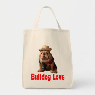 English Bulldog Puppy Dog Tote Bag