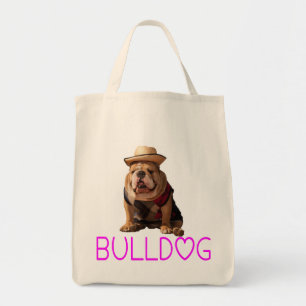 English Bulldog Puppy Dog Tote Bag