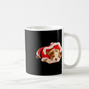 English Bulldog Puppy Santa Costume Fun Christmas  Coffee Mug