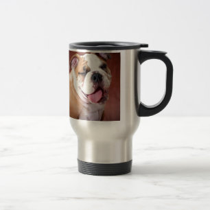 English Bulldog Puppy Travel Mug