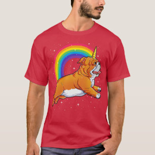 English Bulldog Rainbow Unicorn for Men Women Boy T-Shirt