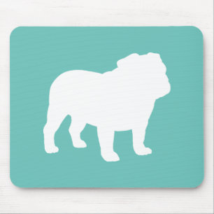 English Bulldog Silhouette Cool Dog Lover's Mouse Mat