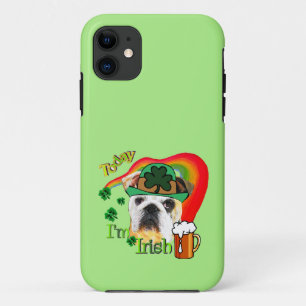 English Bulldog St Patricks Day iPhone 11 Case