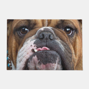 English Bulldog Throw Pillow Doormat