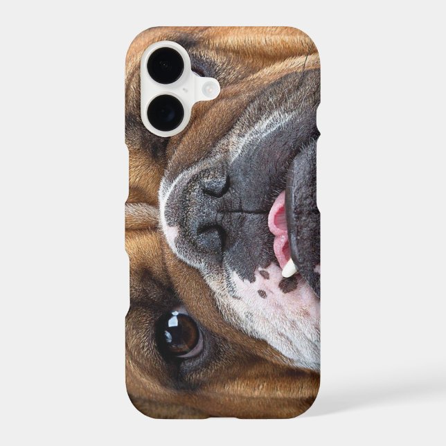 English Bulldog  Throw Pillow iPhone Case (Back)