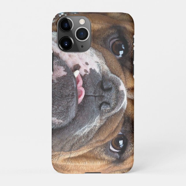 English Bulldog  Throw Pillow iPhone Case (Back)