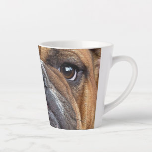 English Bulldog  Throw Pillow Latte Mug