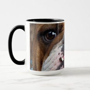 English Bulldog Throw Pillow Mug