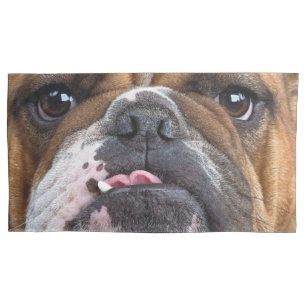 English Bulldog Throw Pillow Pillowcase