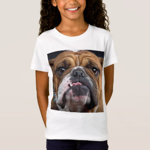 English Bulldog Throw Pillow T-Shirt