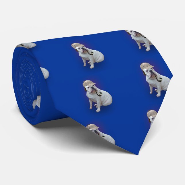 English bulldog tie (Rolled)