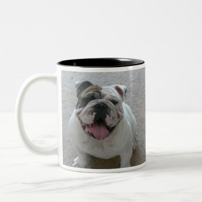 English Bulldog Titan Coffee Mug (Left)