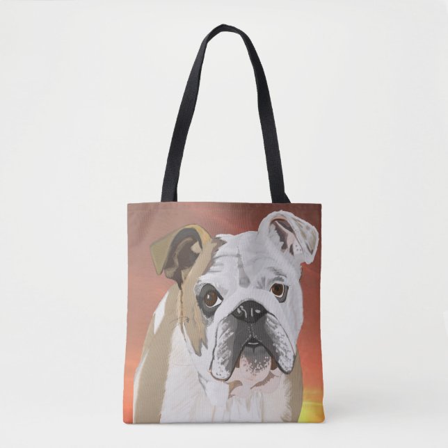 English Bulldog  Tote Bag (Front)