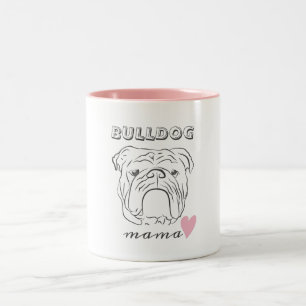 English Bulldog Two-Tone Coffee Mug