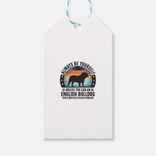 English Bulldog Vintage Sunset Dog Lover Shirt Des Gift Tags