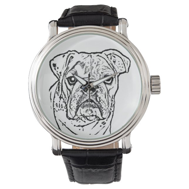 English Bulldog watch (Front)