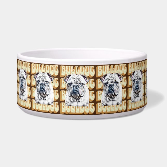 English Bulldog with Retro Font (Front)