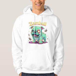 English Bulldog Zombie Dog Halloween Essential T-S Hoodie
