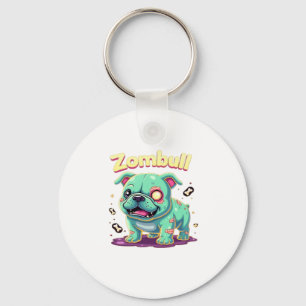 English Bulldog Zombie Dog Halloween Essential T-S Key Ring