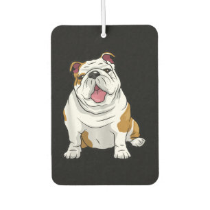 English Bulldogs Awesome Funny Bulldog Pups Dogs Car Air Freshener