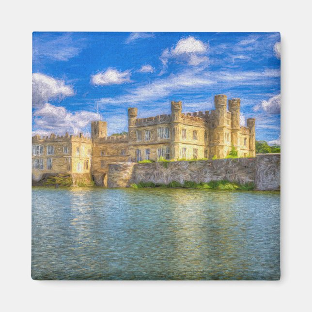 English Castle Art Magnet (Front)