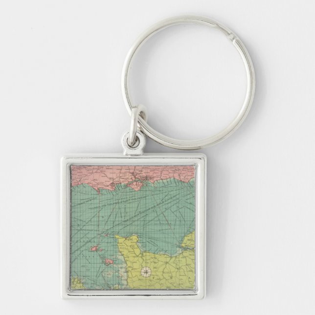 English Channel Key Ring (Front)