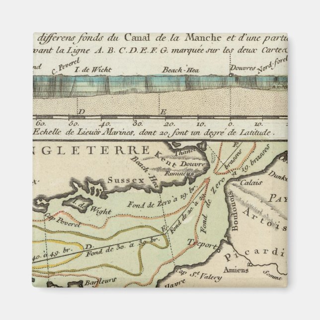 English Channel Magnet (Front)