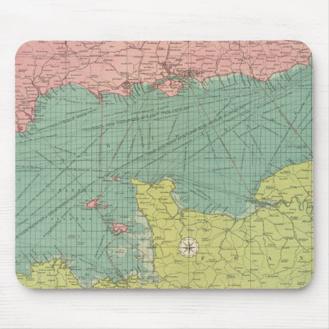 English Channel Mouse Mat (Front)