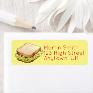 English Chip Shop Butty Sandwich Takeaway UK Food