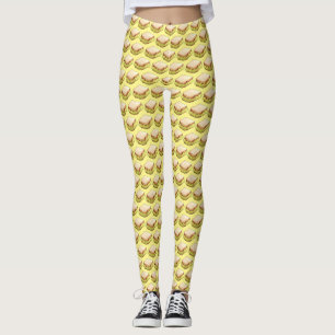English Chip Shop Butty Sandwich Takeaway UK Food Leggings